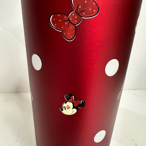2025 Disneyland x Starbucks Minnie Mouse POLKA DOT Stainless Steel Tumbler NWT - Picture 9 of 9